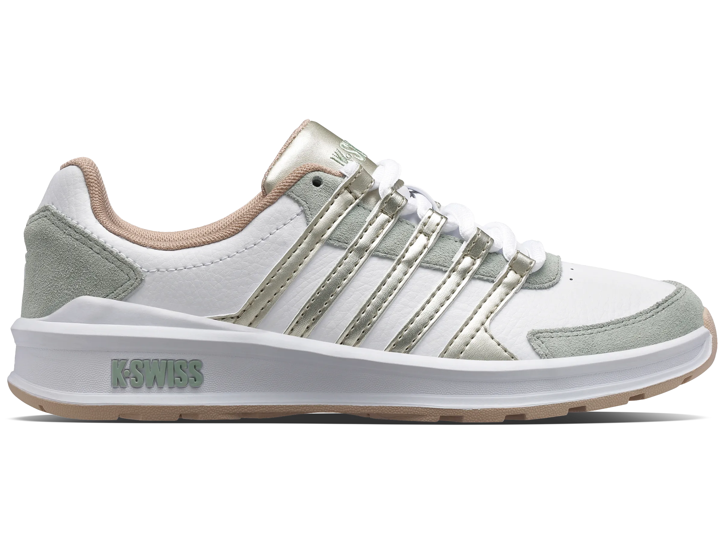 97000-995-M | VISTA TRAINER | WHITE/FROSTY GREEN/CHAMPAGNE