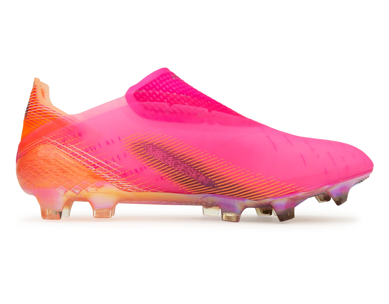 adidas Men's X Ghosted  FG Pink/Orange