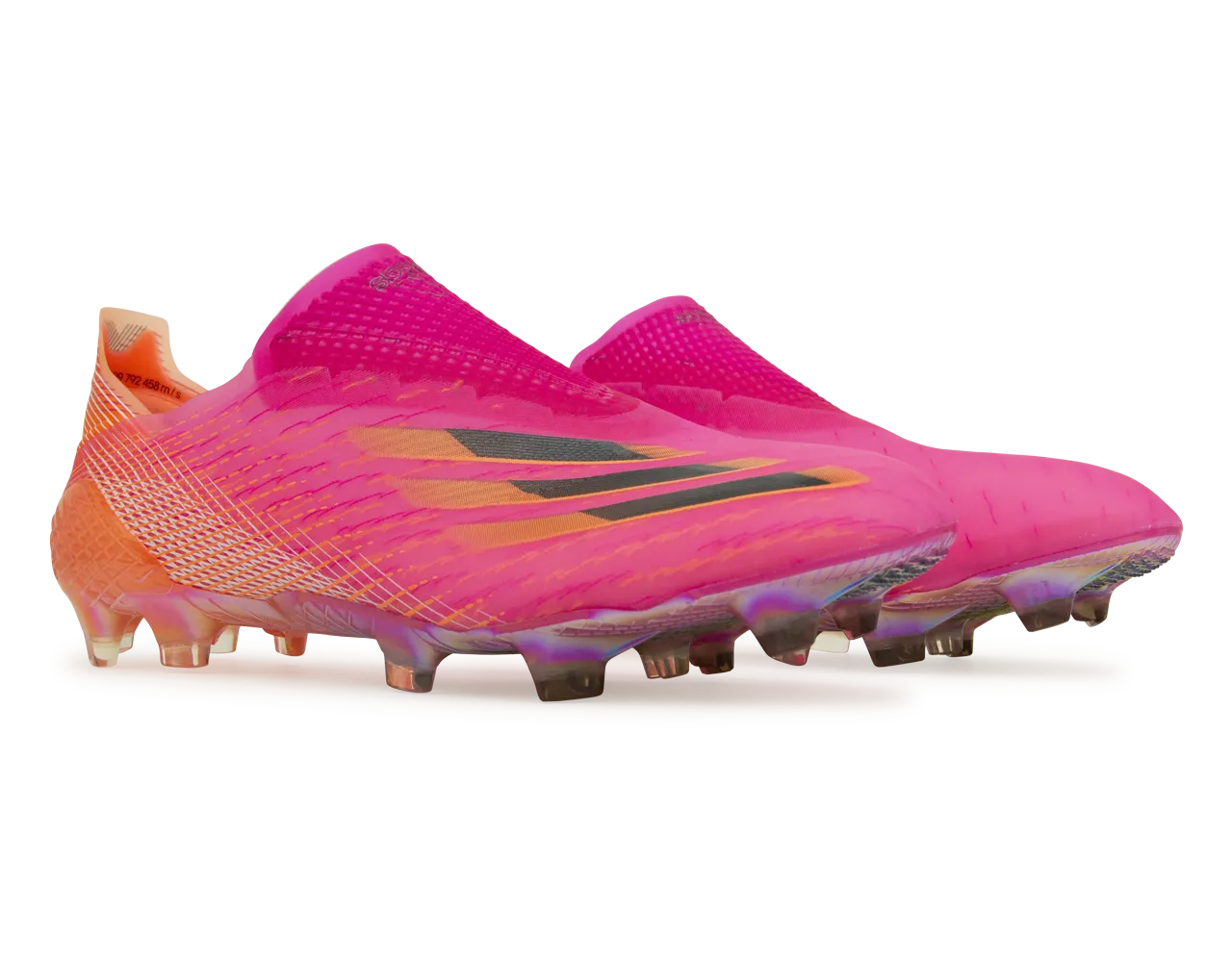 adidas Men's X Ghosted  FG Pink/Orange