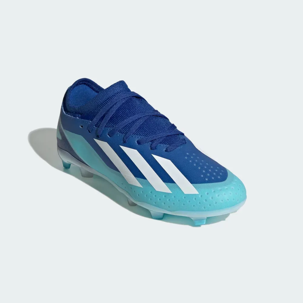 Adidas X Crazyfast.3 FG Jnr Football Boots (Bright Royal/White/Red)