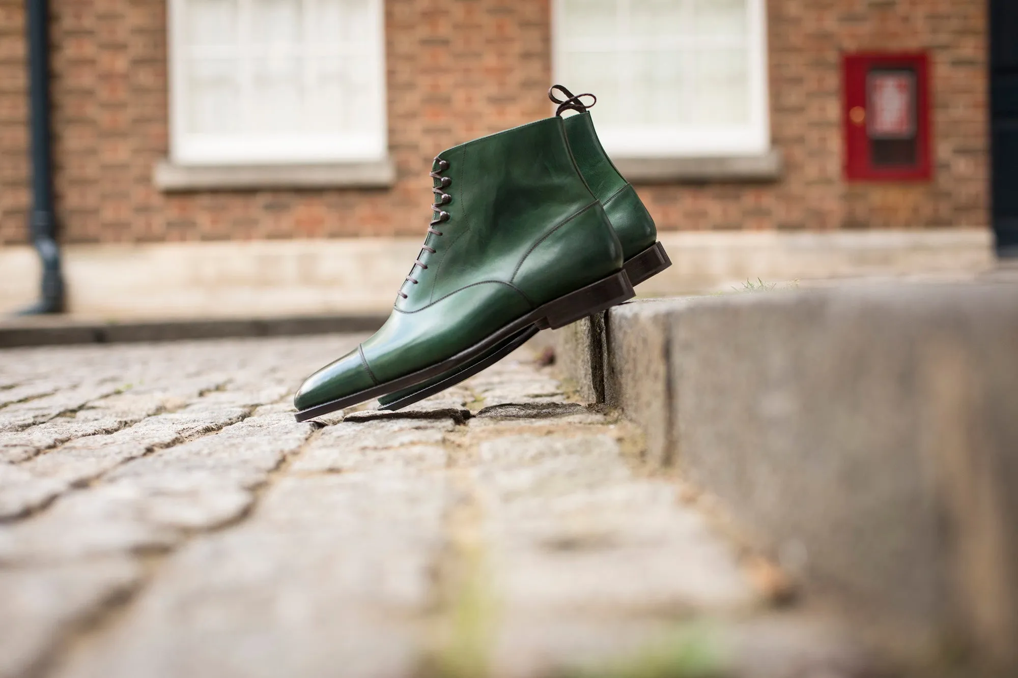 Ashworth - MTO - Forest Green Calf - TMG Last - Single Leather Sole