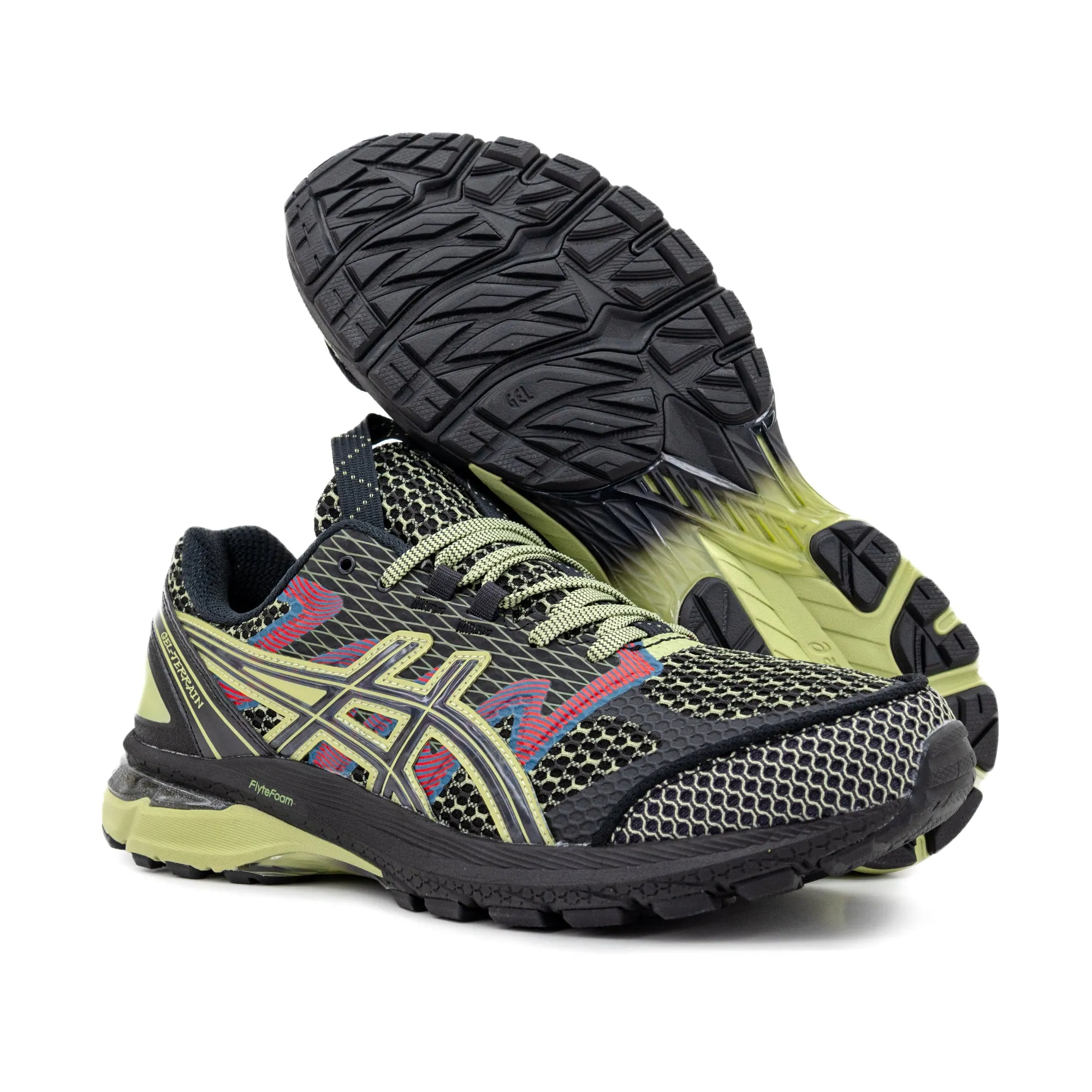 Asics US4-S Gel-Terrain Classic Black/Neon Lime 1203A394.001