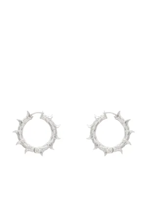 Babis Boots Earrings (BABIS-BOOTS-HOOPS-L-PL-SILVER)