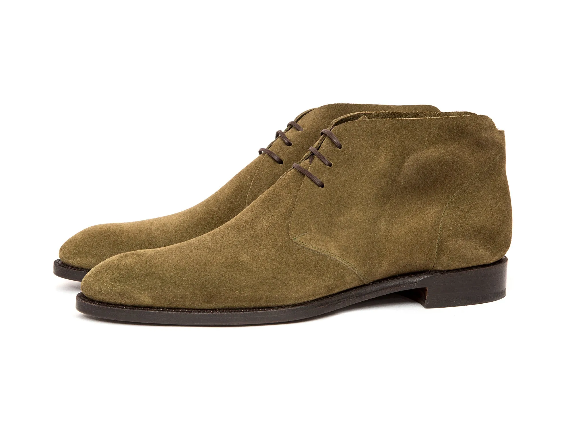 Ballard - MTO - Olive Suede - NGT Last - Single Leather Sole