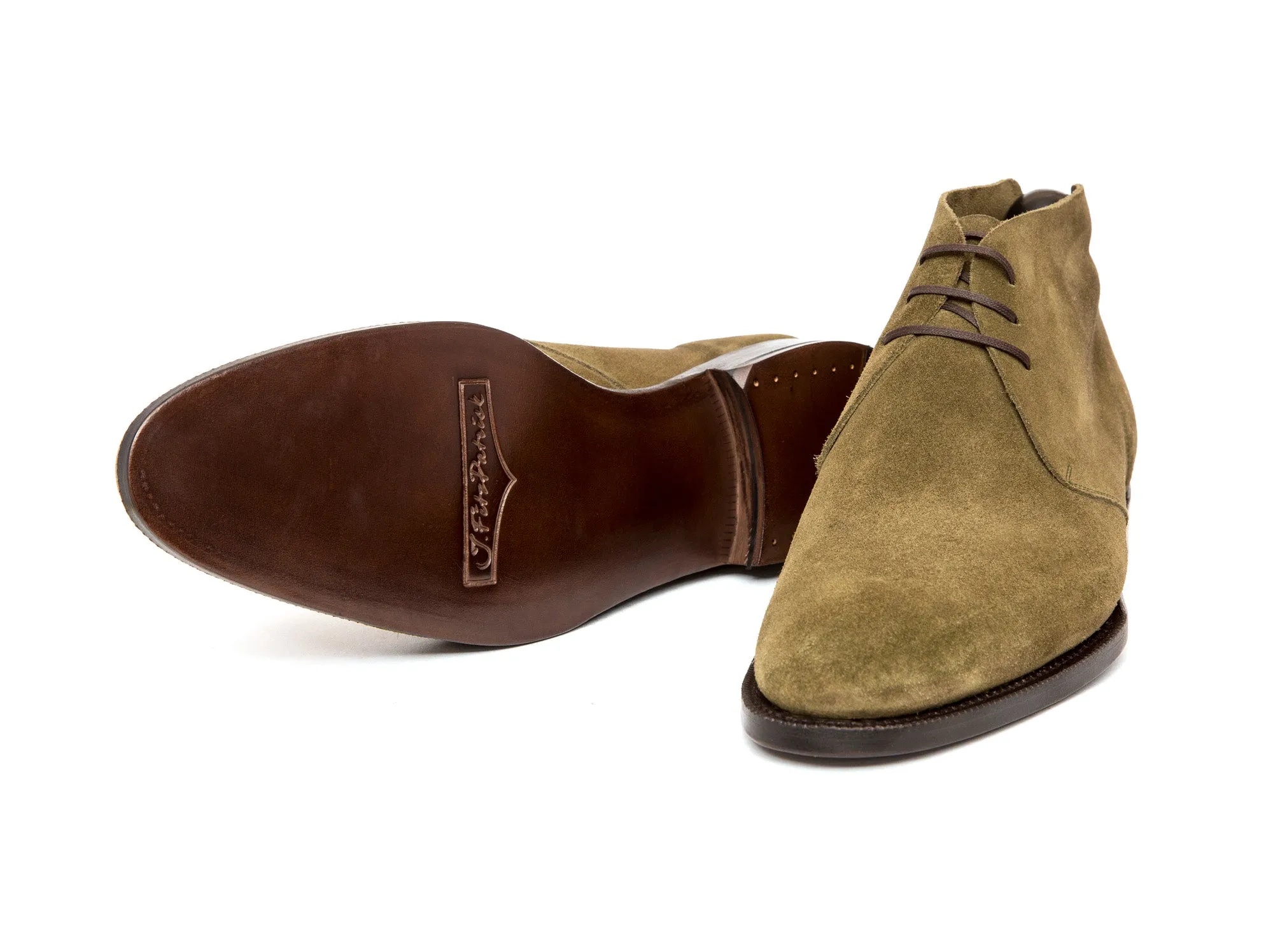 Ballard - MTO - Olive Suede - NGT Last - Single Leather Sole