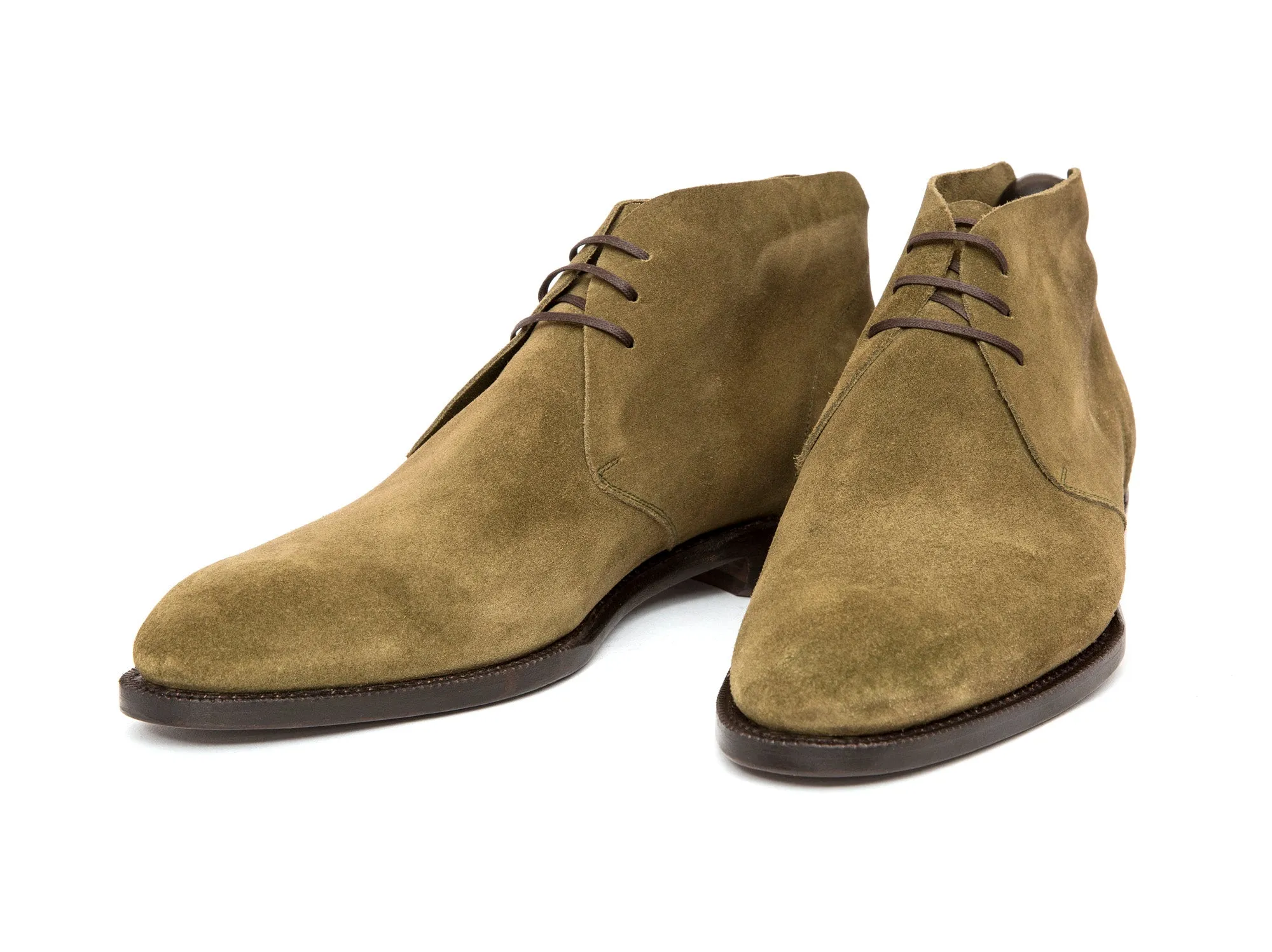 Ballard - MTO - Olive Suede - NGT Last - Single Leather Sole