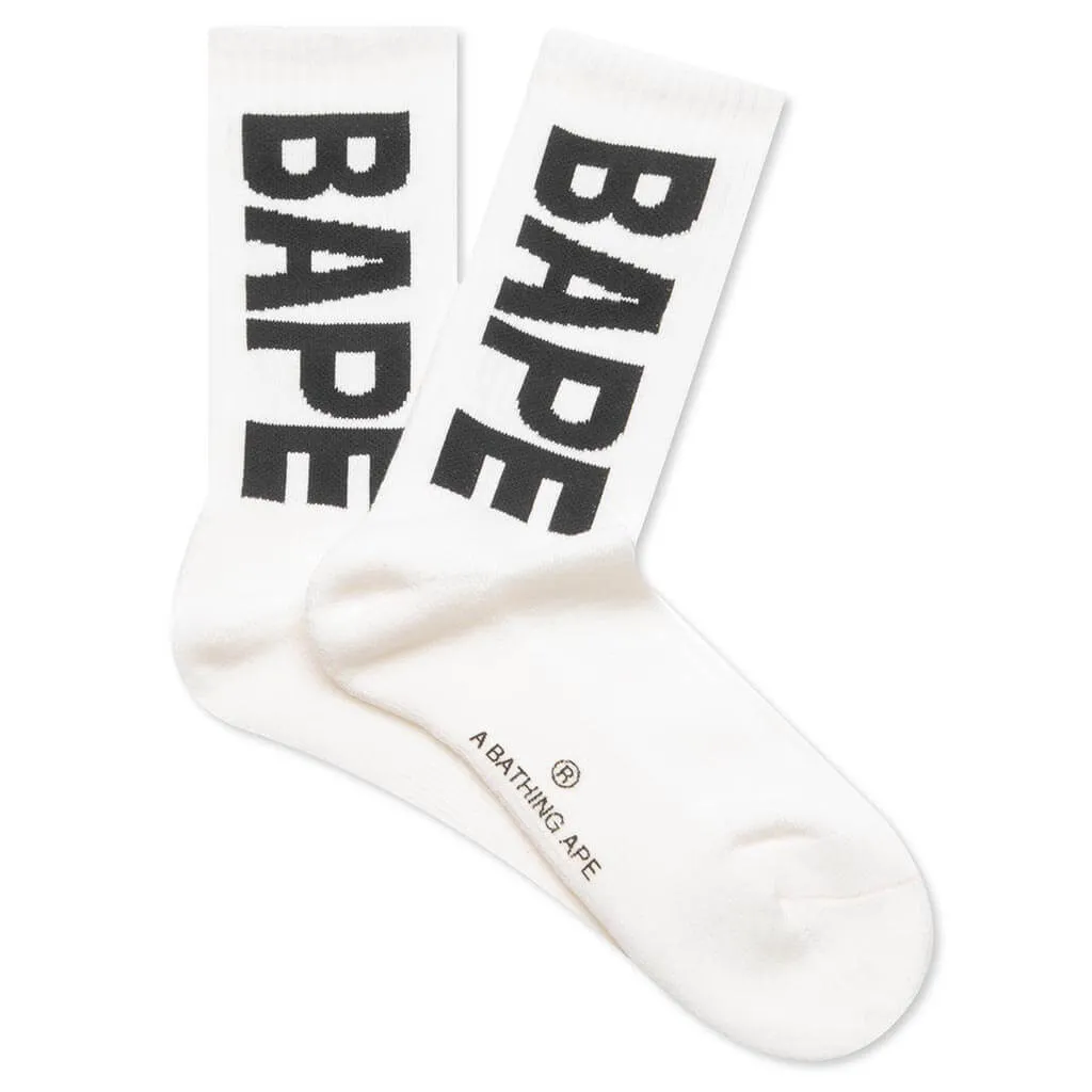 Bape Socks - White