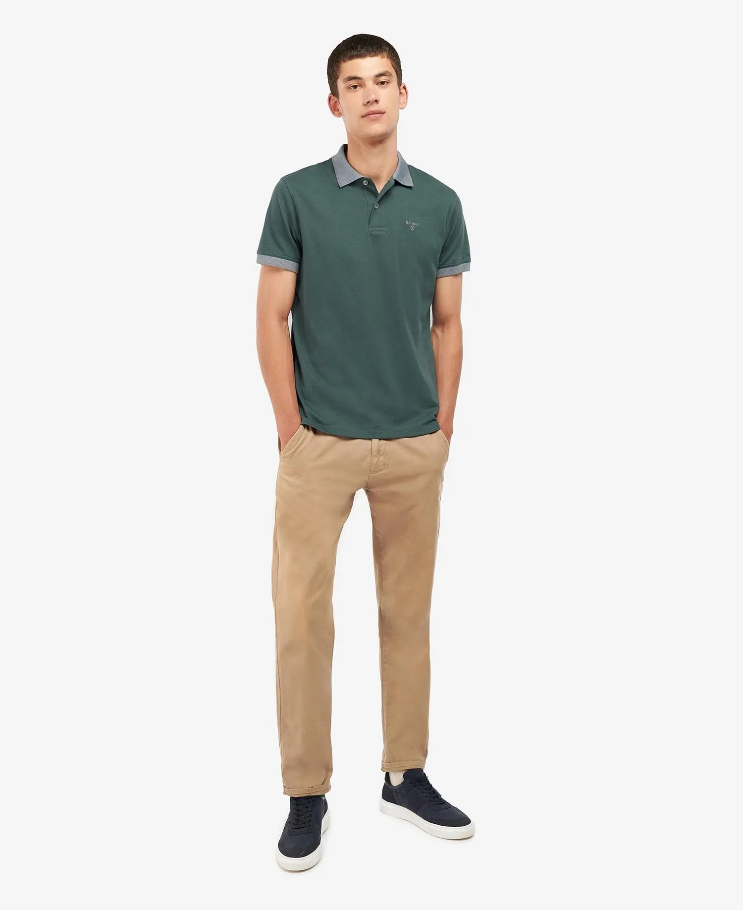 Barbour Mens Cornsay Birdseye Polo T-Shirt