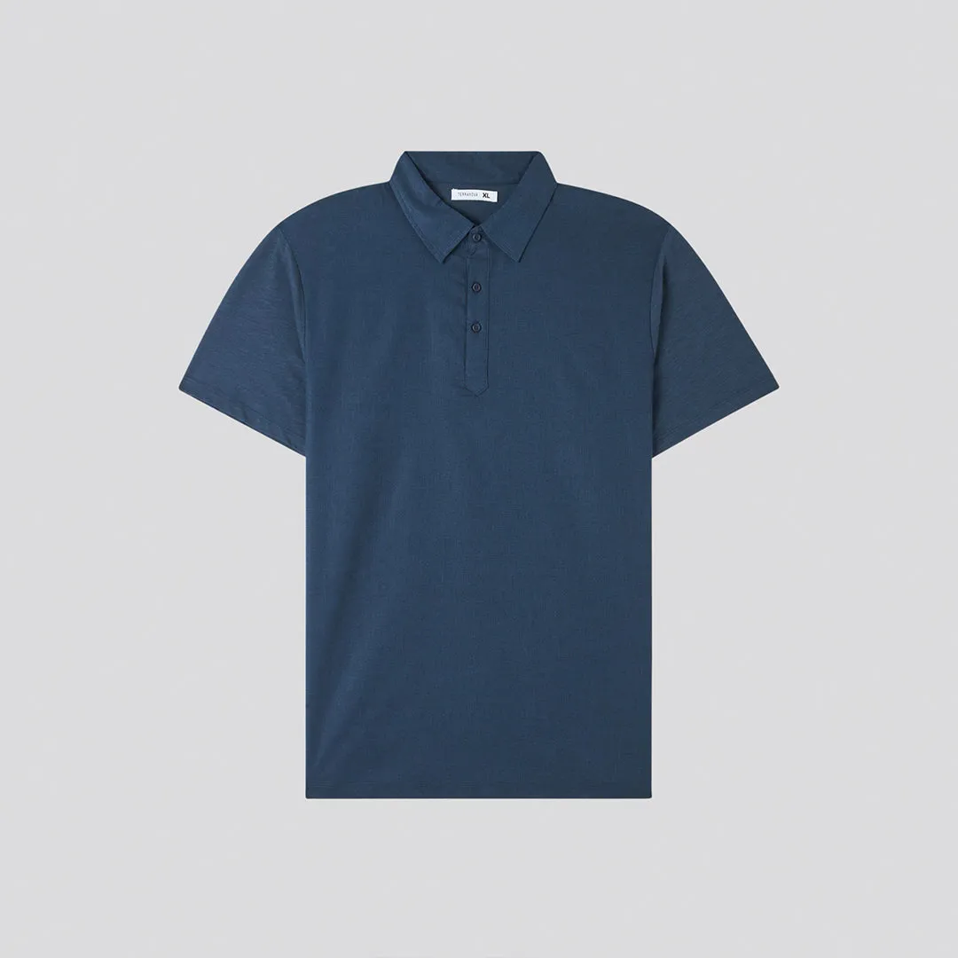 Bi-Fabric Short Sleeve Polo