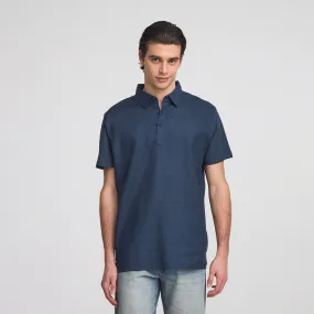 Bi-Fabric Short Sleeve Polo