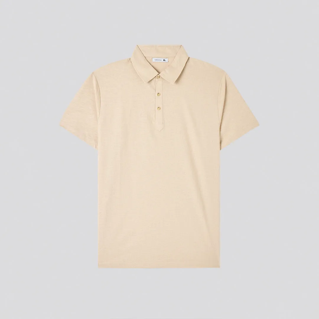 Bi-Fabric Short Sleeve Polo