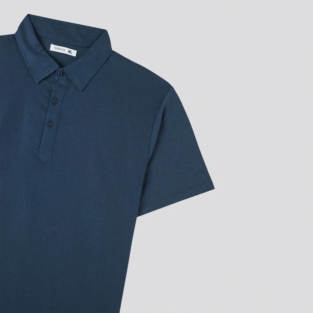 Bi-Fabric Short Sleeve Polo