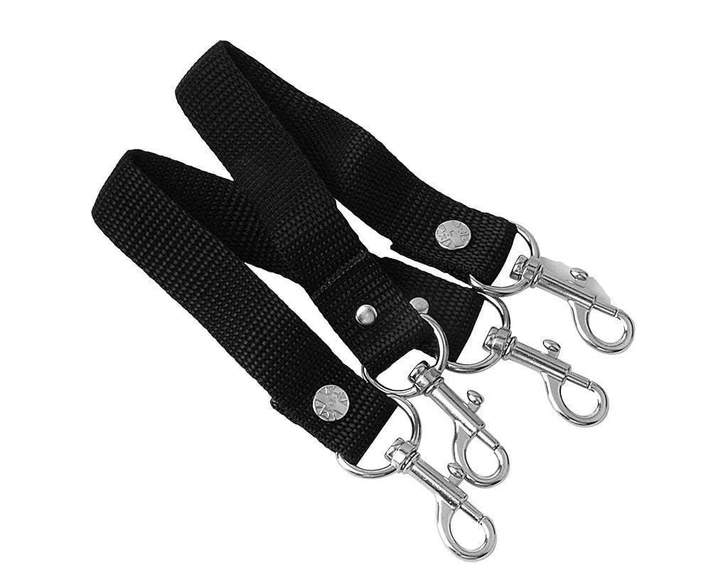 Black Bondage Shoe Straps