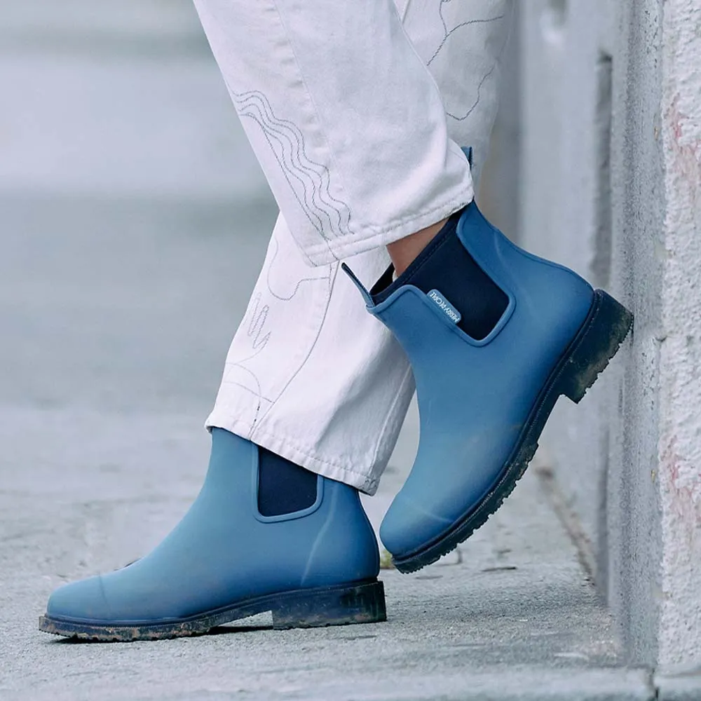 Bobbi Wellington Boot // Denim Blue