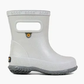 BOGS Silver Glitter Skipper Toddler Rain Boot