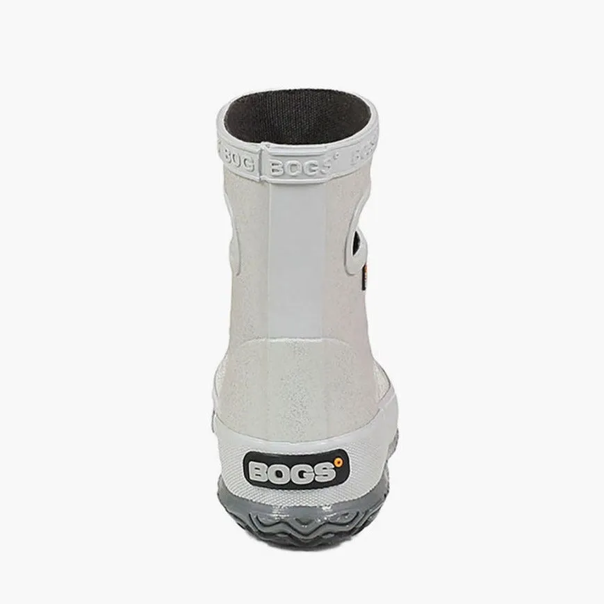 BOGS Silver Glitter Skipper Toddler Rain Boot