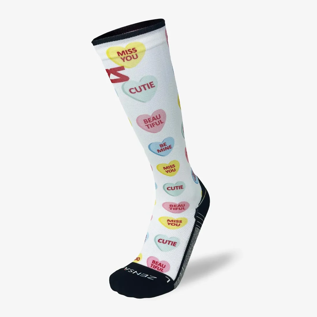 Candy Hearts Compression Socks (Knee-High)