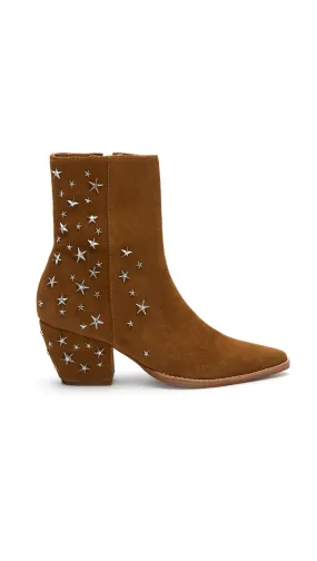 Caty Boot - Fawn Suede w/ Stars