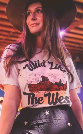 charlie southern: wild like the west t shirt