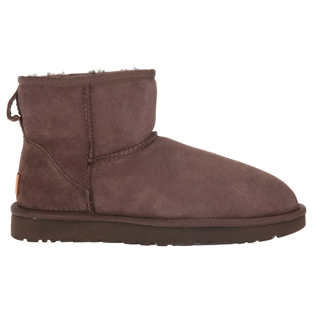 Classic Mini II Suede Sheepskin Women's Winter Boots