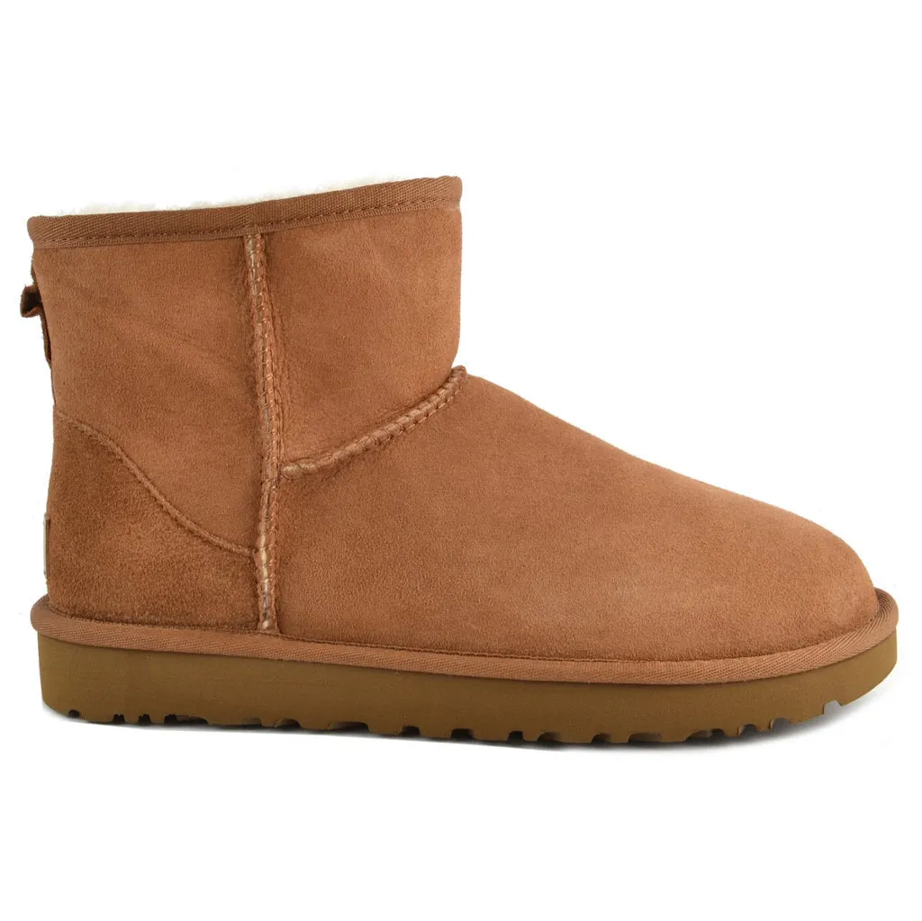 Classic Mini II Suede Sheepskin Women's Winter Boots