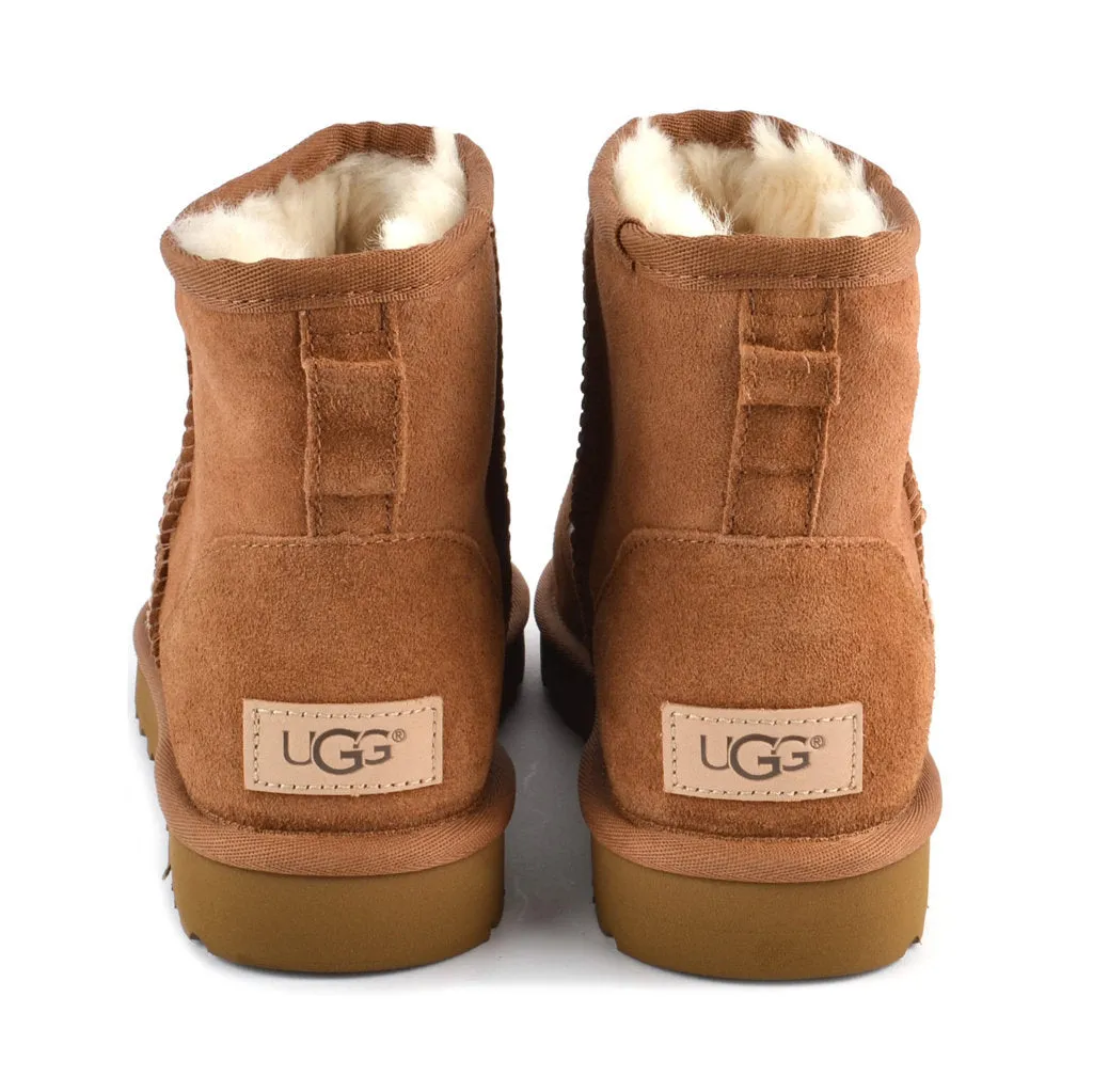 Classic Mini II Suede Sheepskin Women's Winter Boots