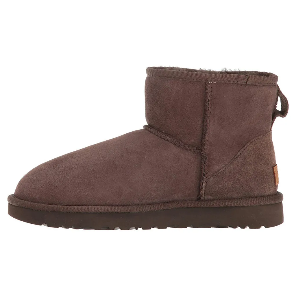 Classic Mini II Suede Sheepskin Women's Winter Boots