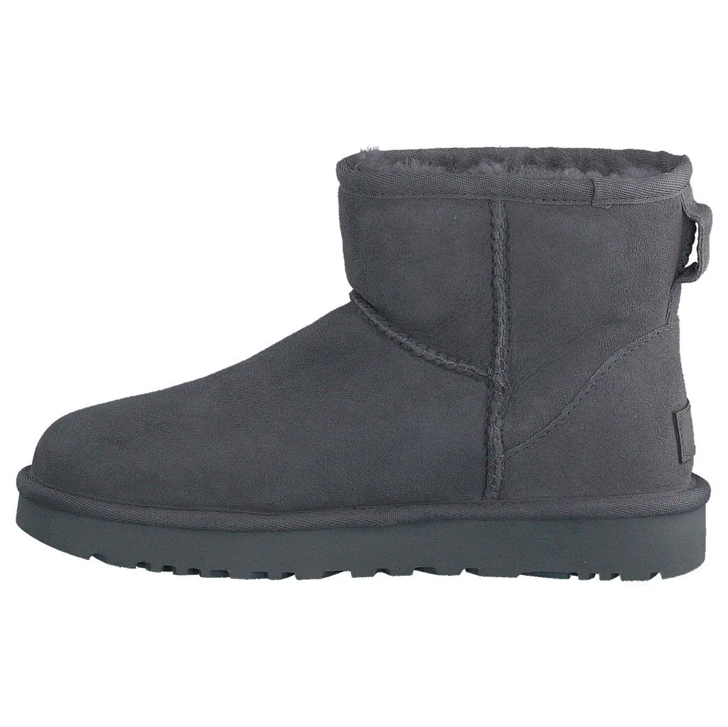 Classic Mini II Suede Sheepskin Women's Winter Boots