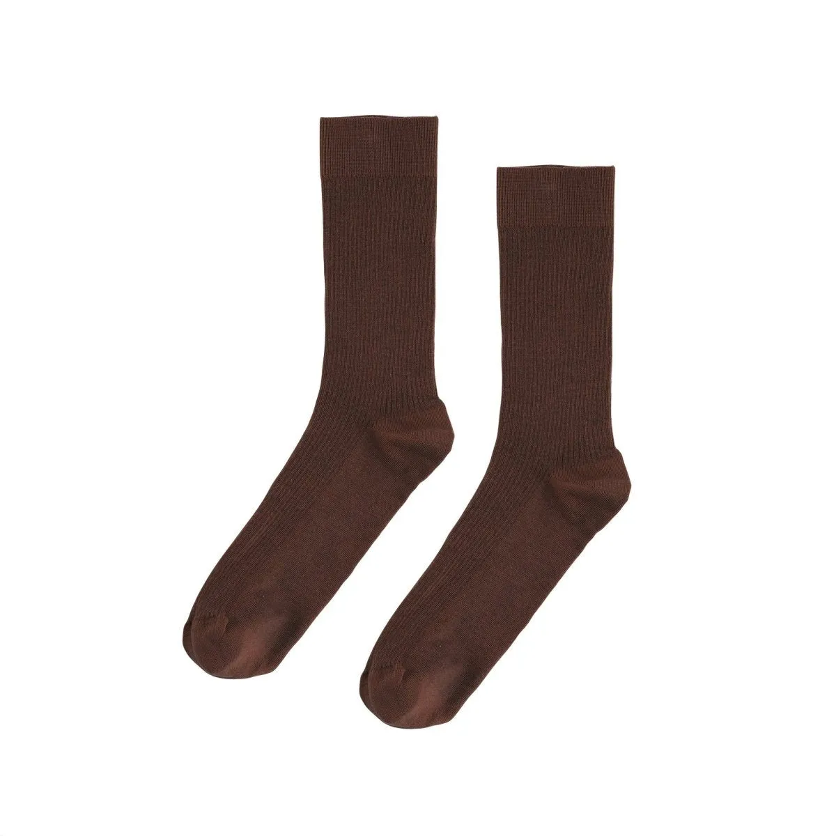 Colorful Classic Sock Coffee Brown Mens