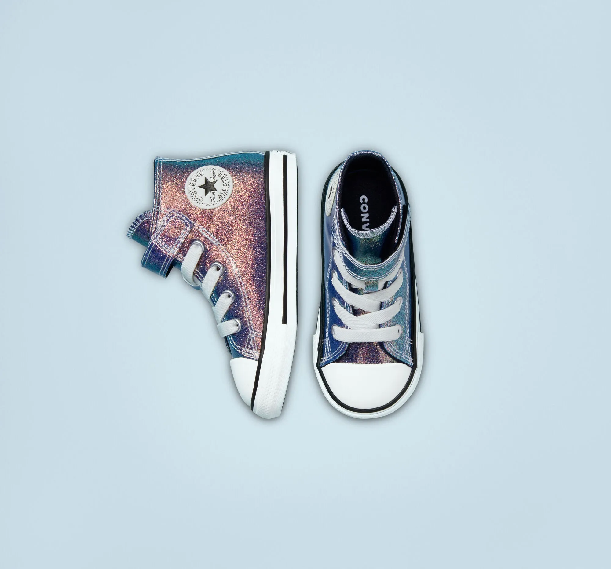 Converse- kids Chuck Taylor All Star High Top Iridescent Glitter