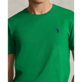 Custom Slim Fit Jersey Crewneck T-Shirt - Billiard Green