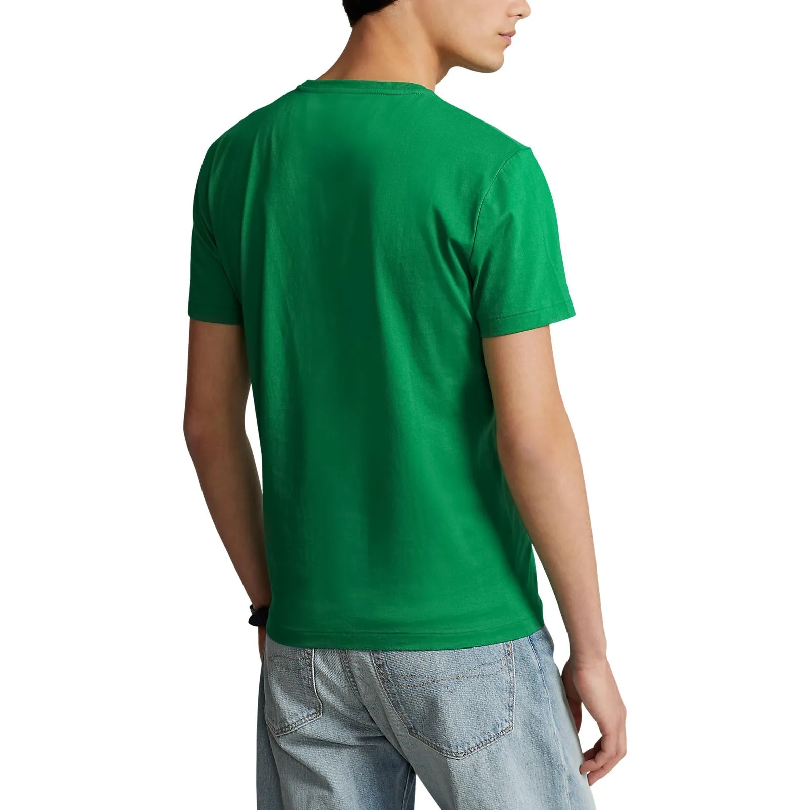 Custom Slim Fit Jersey Crewneck T-Shirt - Billiard Green