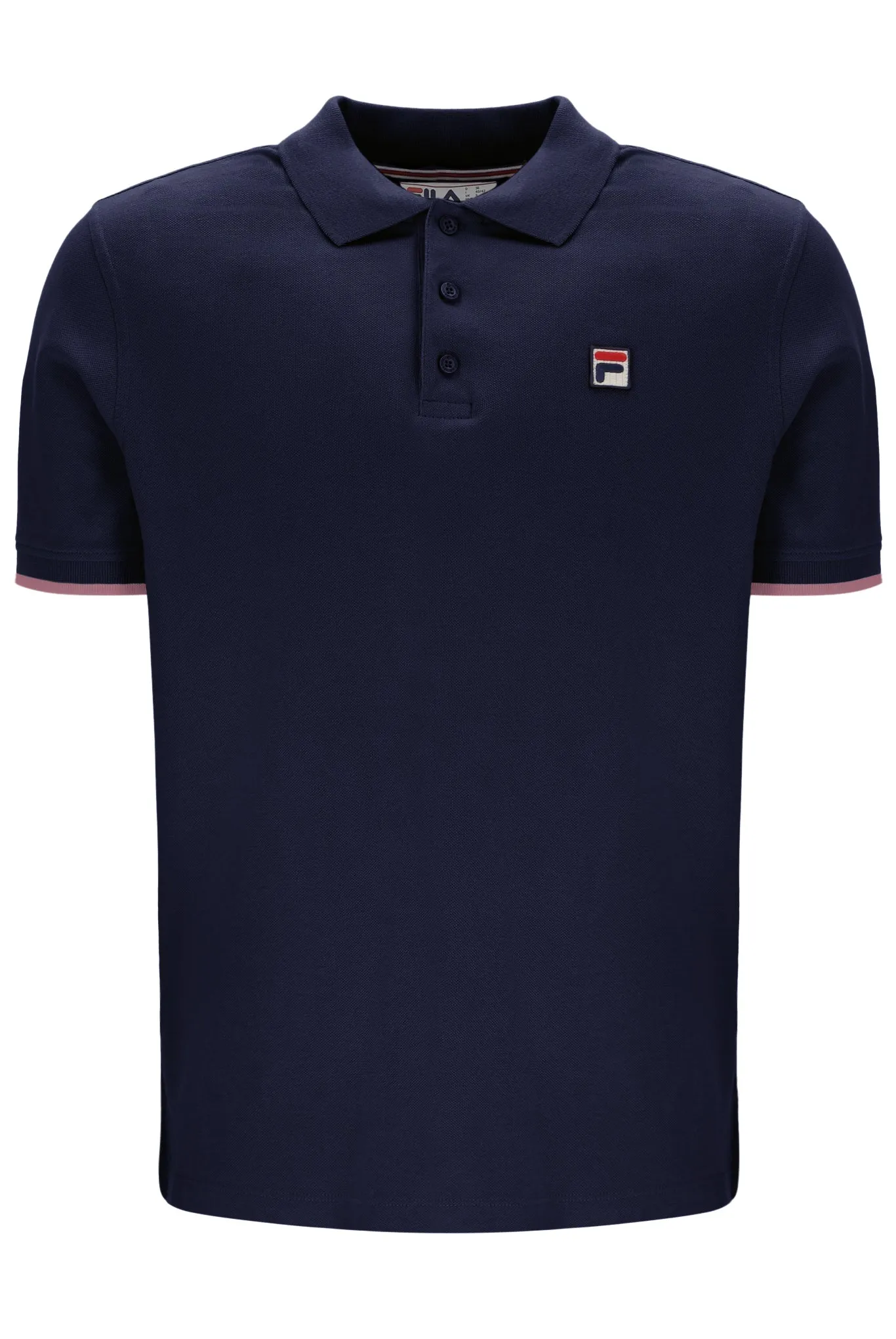 Custom Two Button Tipped Rib Basic Polo