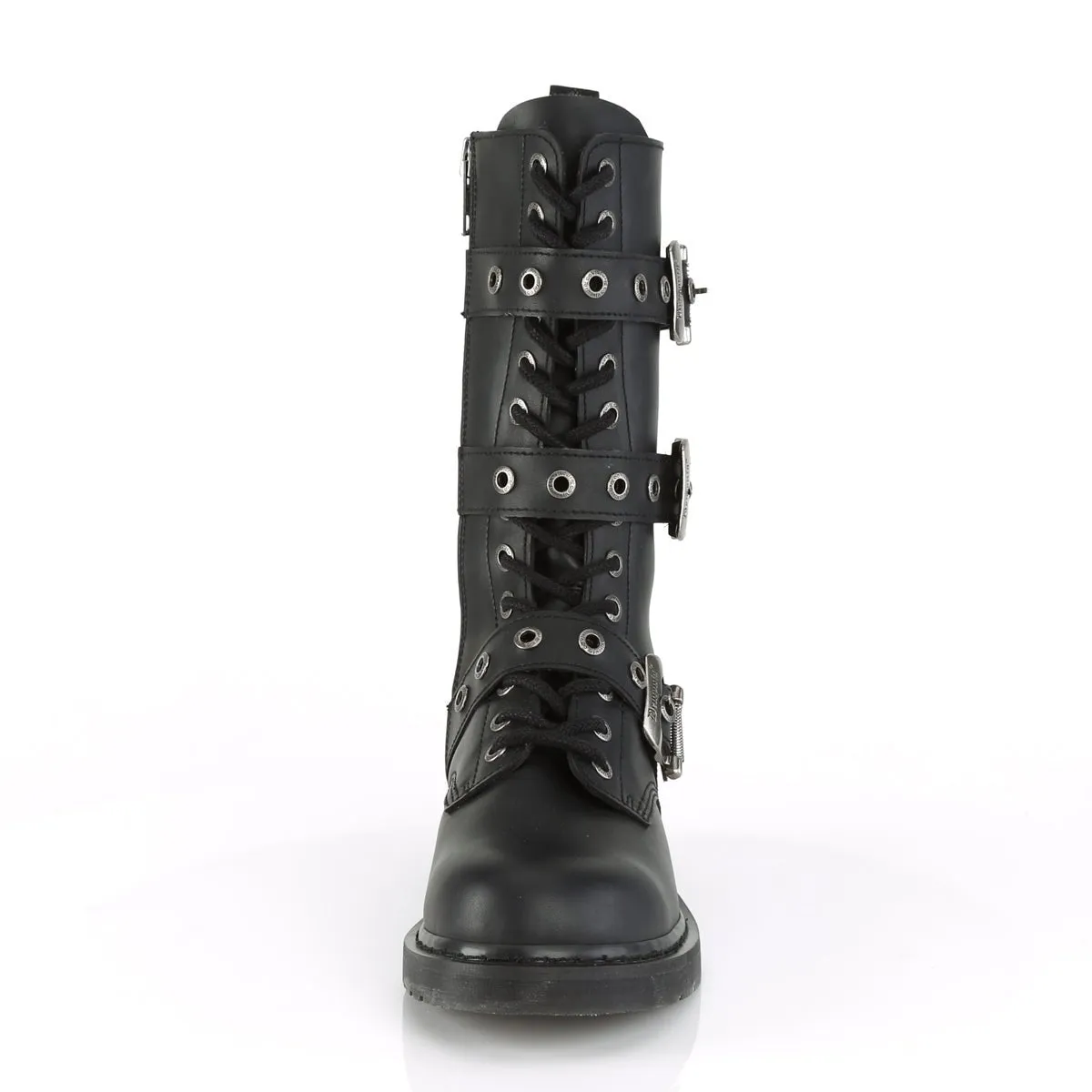 Demonia BOLT-330 | Black Vegan Leather Combat Boots