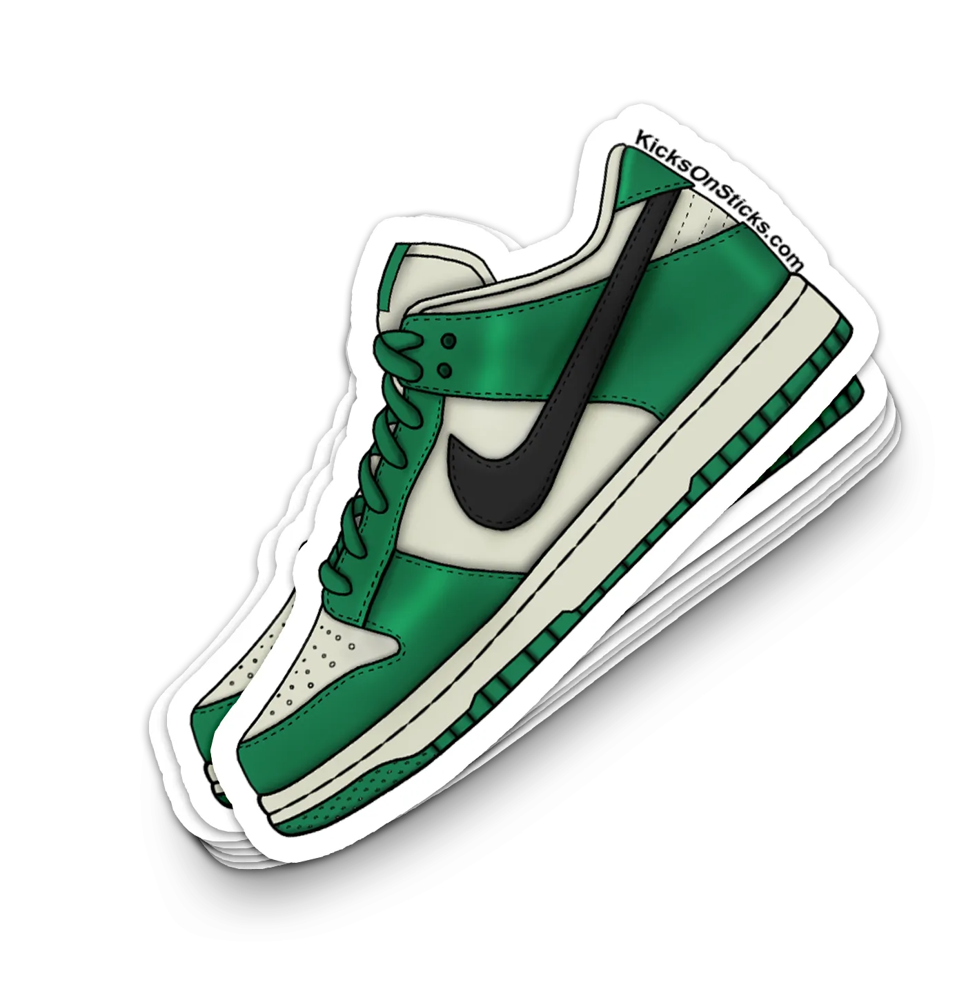 Dunk Low "Lottery Malachite" Sneaker Sticker