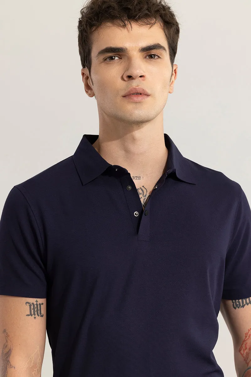 Edward Navy Polo T-Shirt