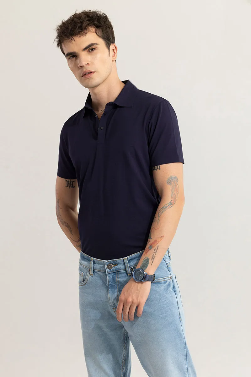 Edward Navy Polo T-Shirt