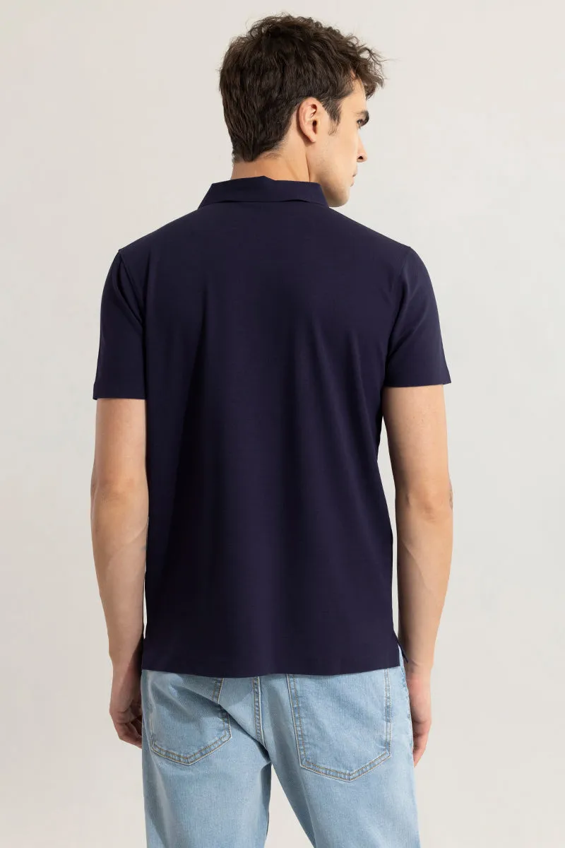 Edward Navy Polo T-Shirt