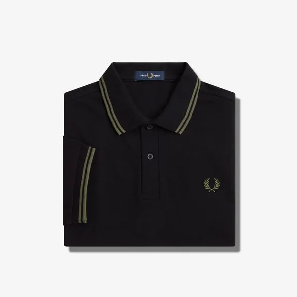 Fred Perry M3600 Polo - Black / Field Green