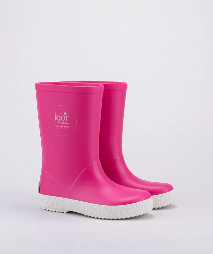 Fuschia rain boots(Splash)