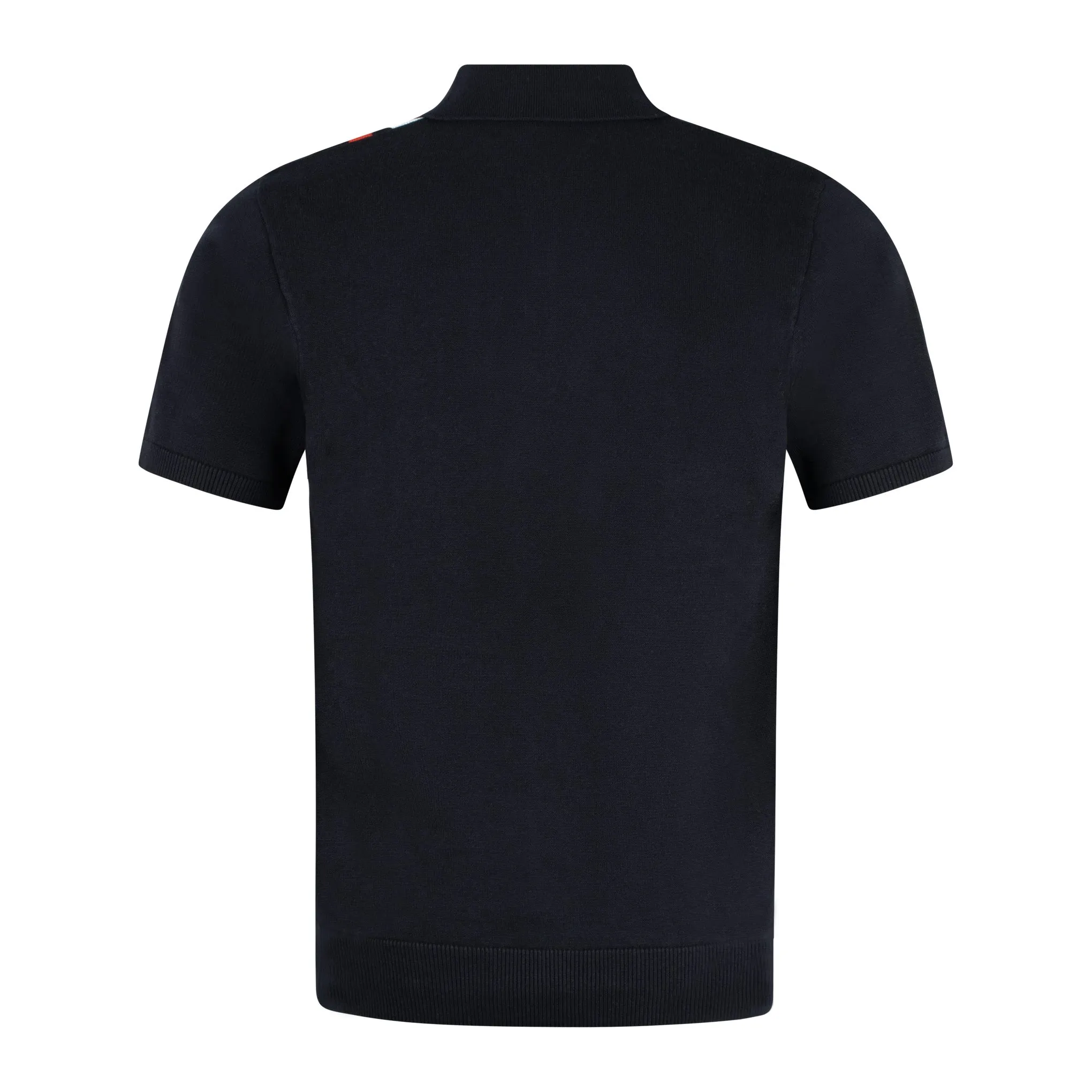 Gabicci Vintage Soda Knit Polo Shirt Navy