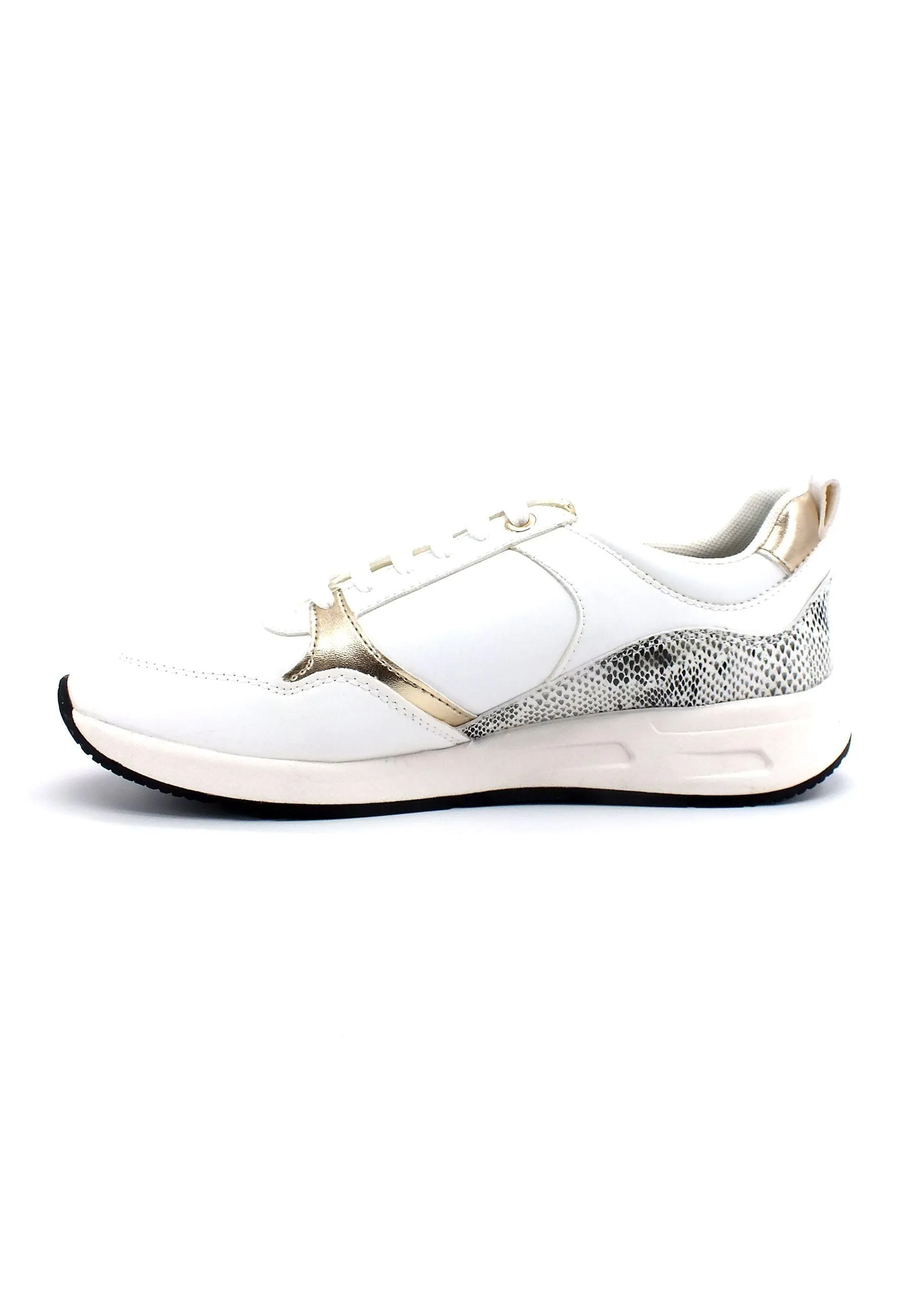 GEOX Bulmya Sneaker Donna White Sand D35NQA0BCARC0118