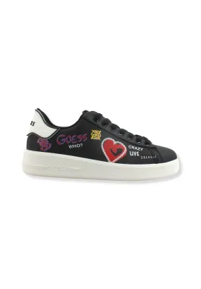 GUESS Sneaker Donna Graffitti Laterali Black FL6R2KLEP12