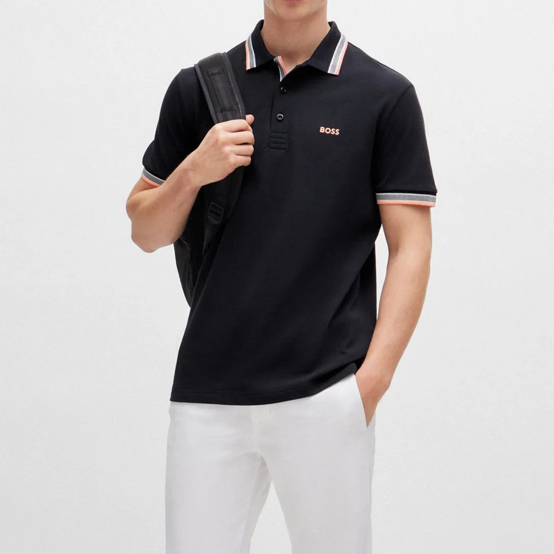 Hugo Boss Paddy Polo Shirt Black