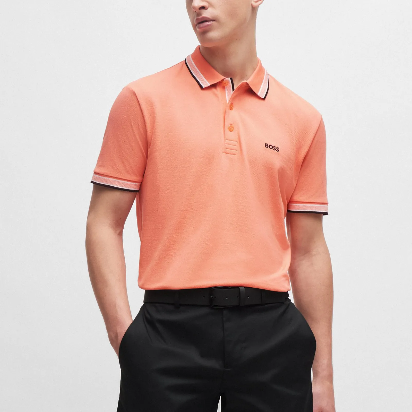 Hugo Boss Paddy Polo Shirt Orange