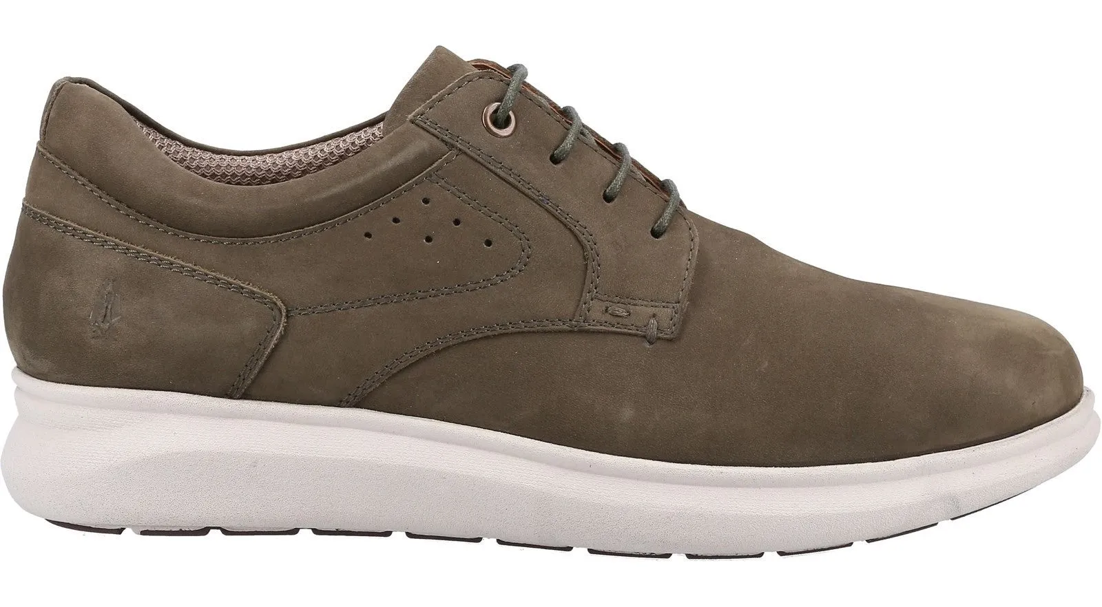 Hush Puppies Brett Mens Leather Lace Up Trainer