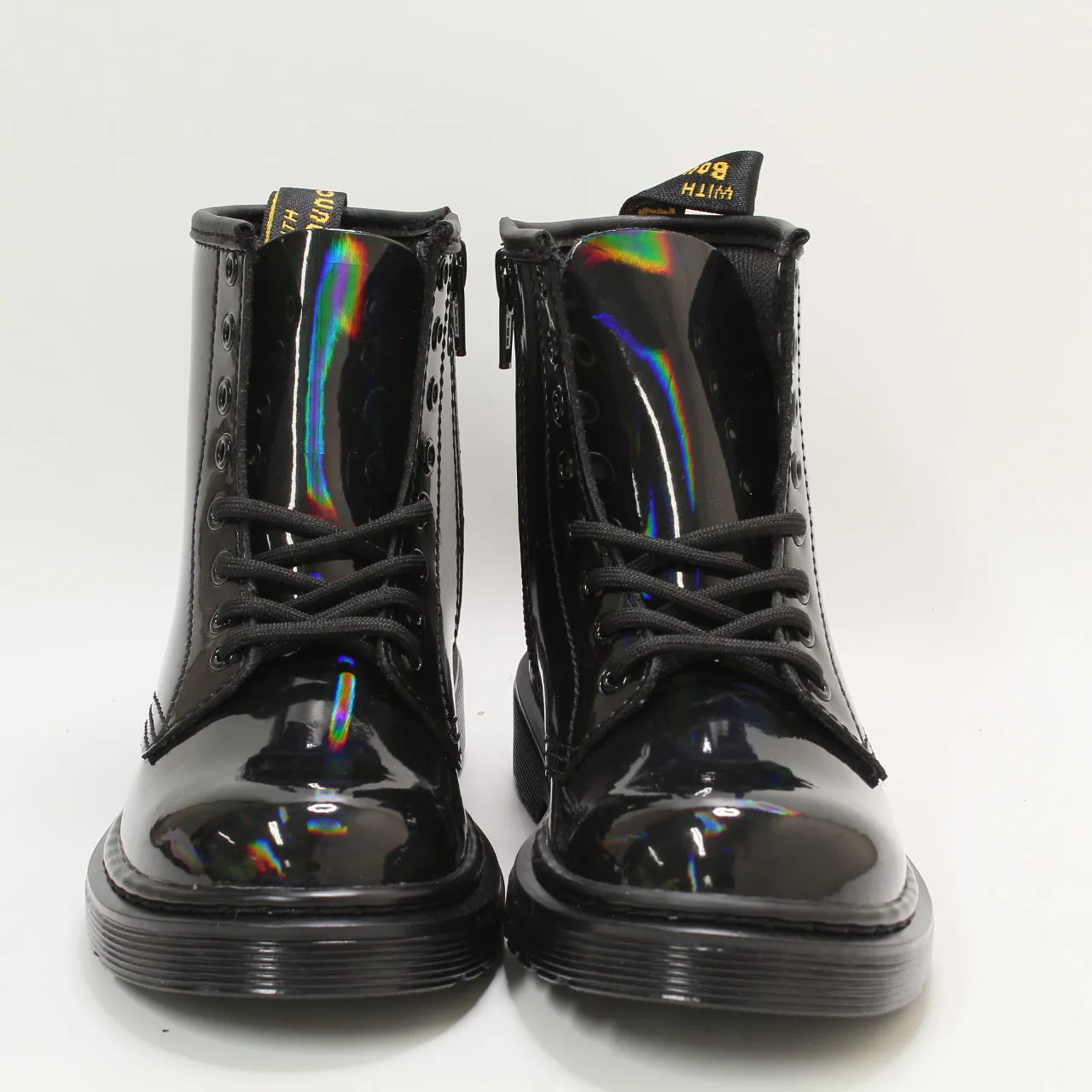 Kids Dr. Martens. 1460 Junior Black Rainbow Uk Size 11 Youth