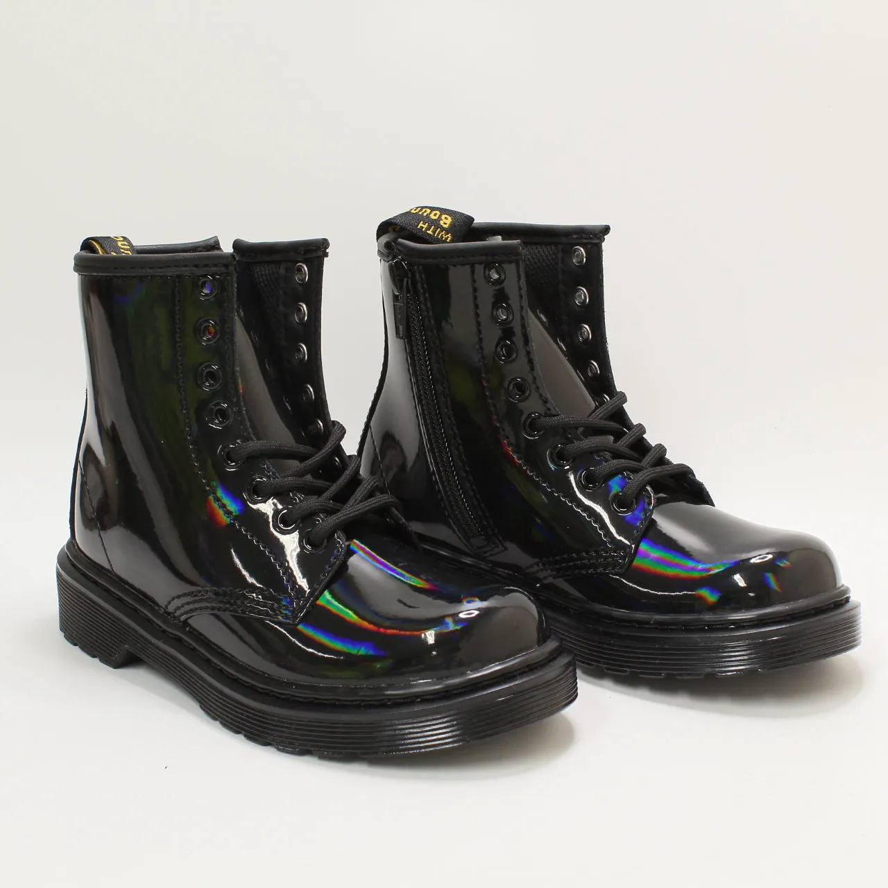 Kids Dr. Martens. 1460 Junior Black Rainbow Uk Size 11 Youth