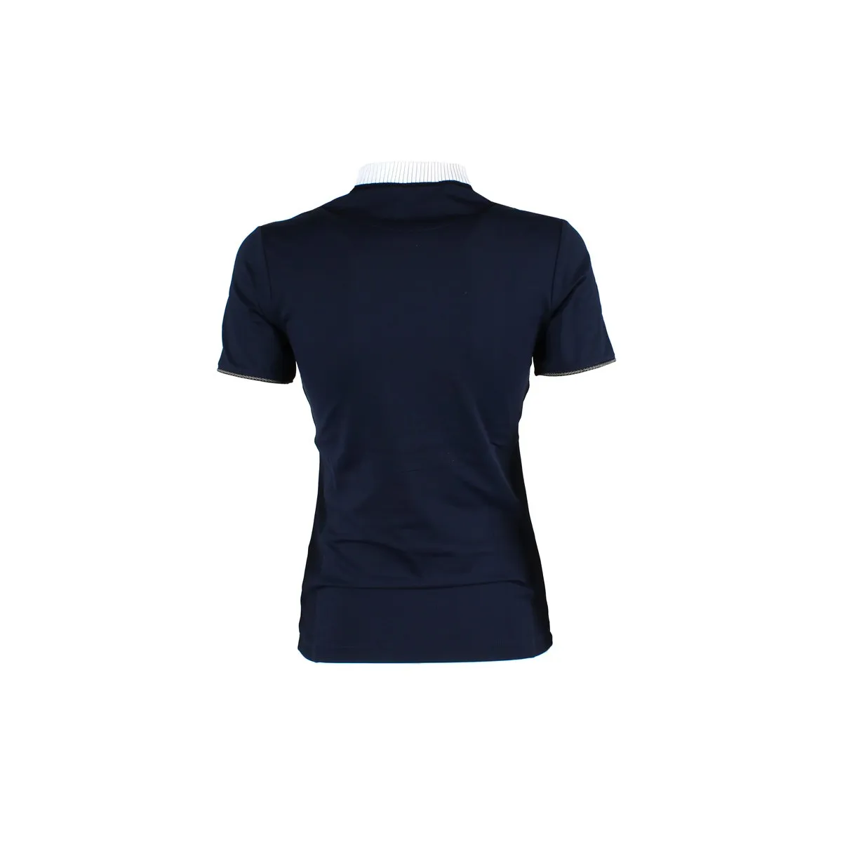 LADIES SHORT SLEEVED RIDING POLO MOD.BACIATA Blue