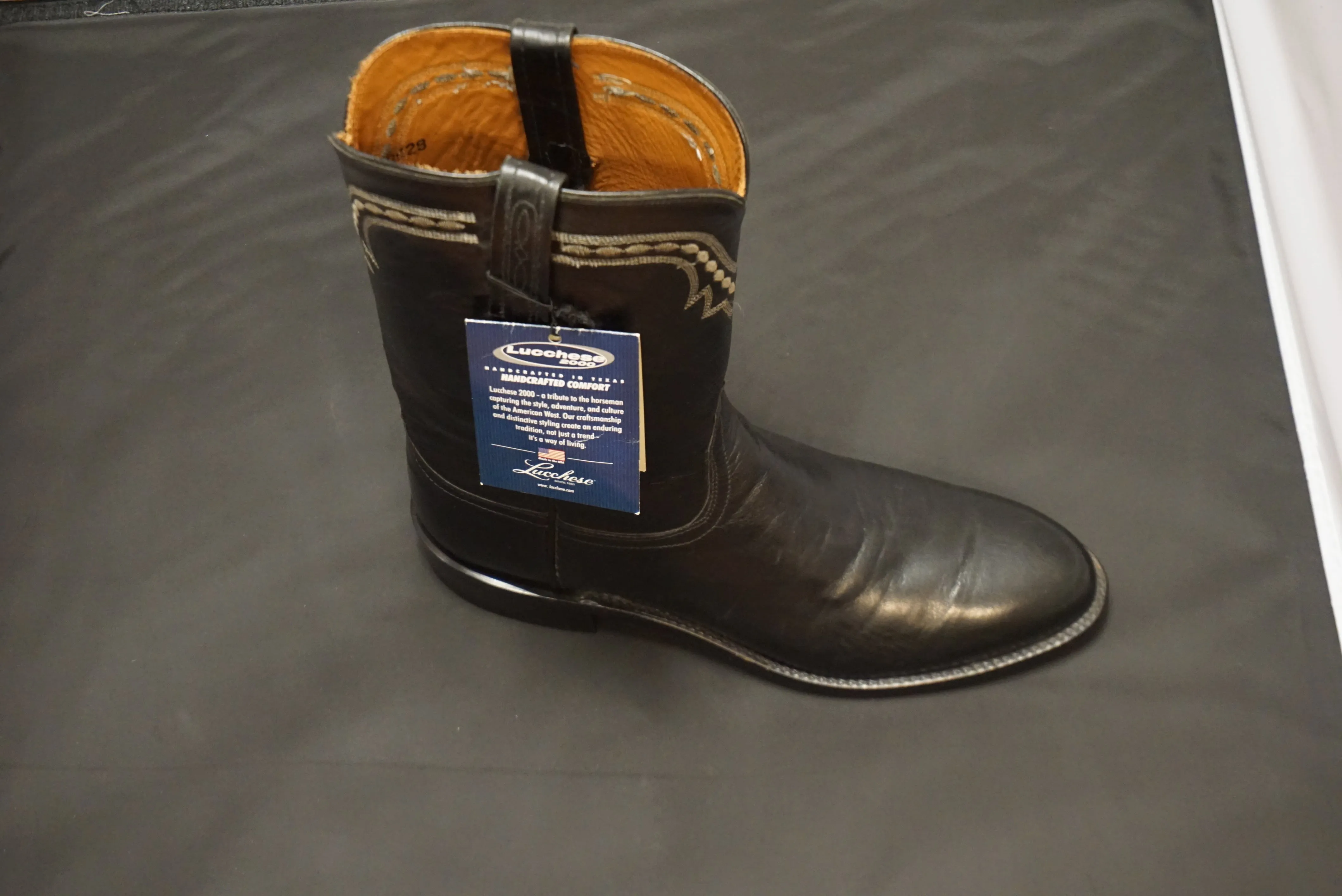 Lucchese Black Kang Roper T0010